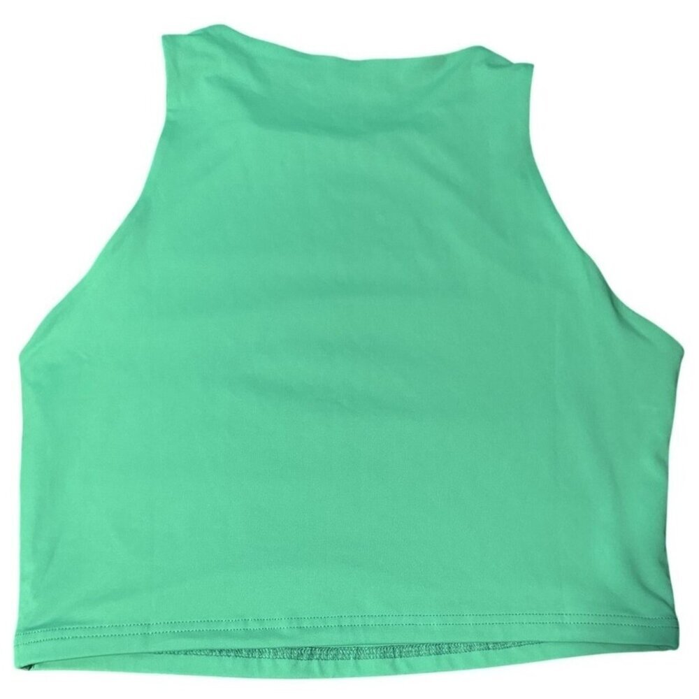 Bundle  Women's Ribbed & Solid Tank Tops‎ Activewear High Neck Cropped - Picture 3 of 6